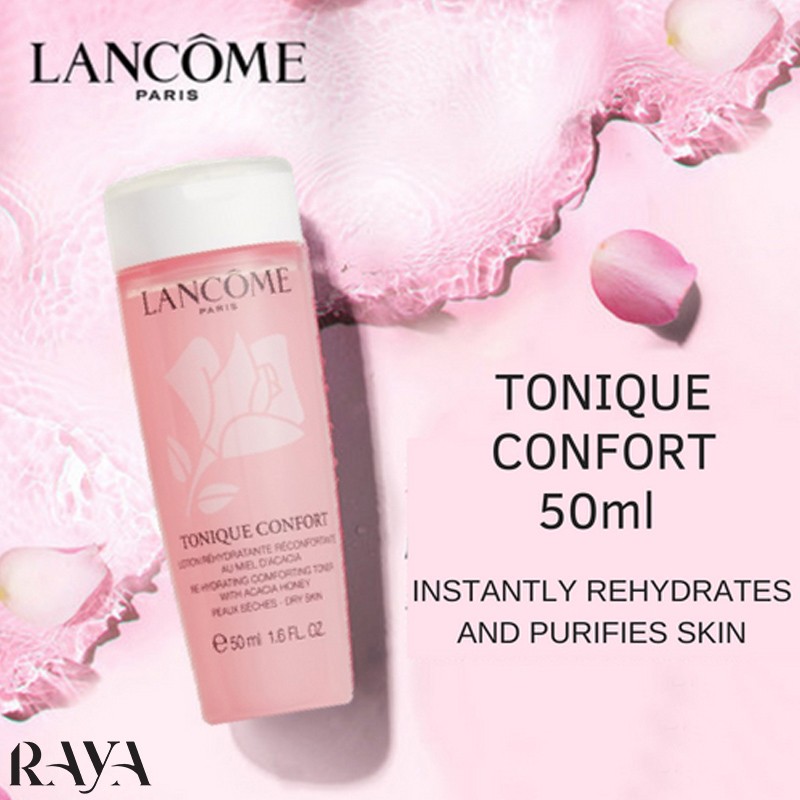 تونر آبرسان و نرم کننده پوست کانفورت لانکوم Lancôme Tonique Confort Re Hydrating Comforting Toner with Acacia Honey